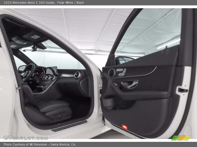 Polar White / Black 2020 Mercedes-Benz C 300 Sedan