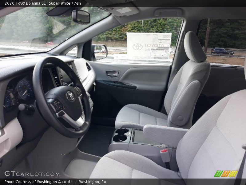 Super White / Ash 2020 Toyota Sienna LE