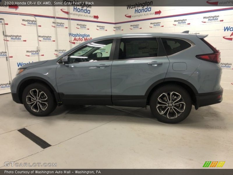 Sonic Gray Pearl / Black 2020 Honda CR-V EX AWD