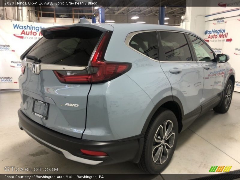 Sonic Gray Pearl / Black 2020 Honda CR-V EX AWD