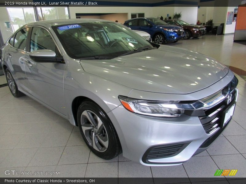 Lunar Silver Metallic / Black 2019 Honda Insight LX