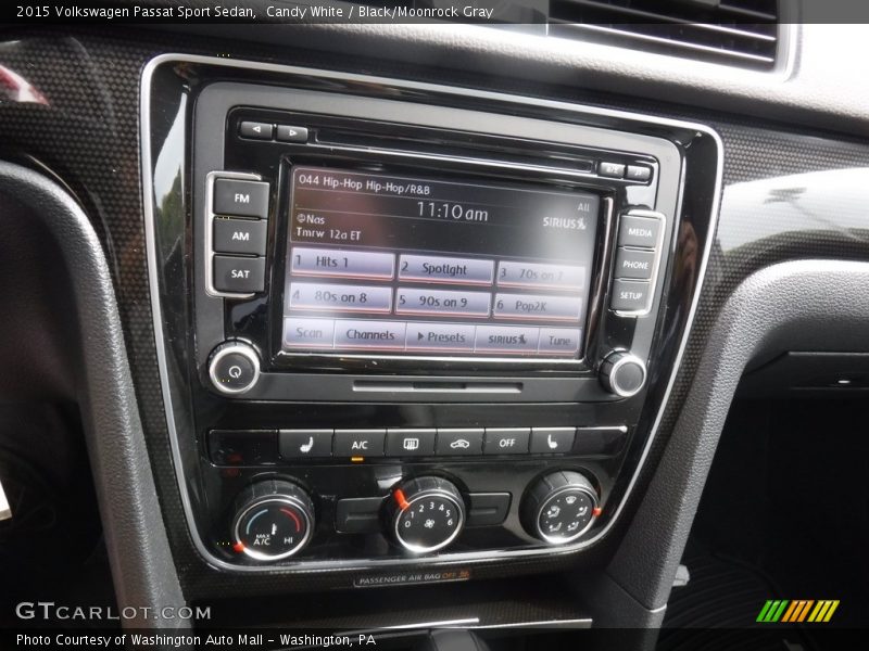 Controls of 2015 Passat Sport Sedan