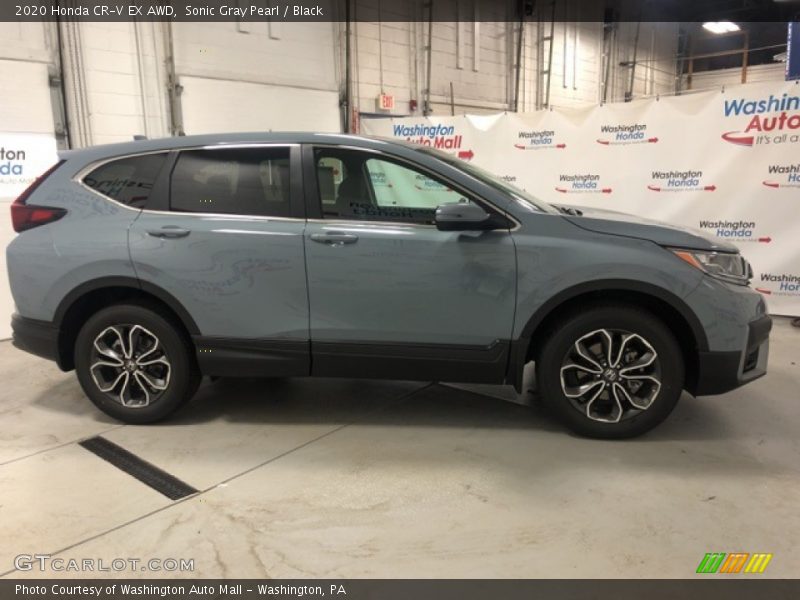 Sonic Gray Pearl / Black 2020 Honda CR-V EX AWD