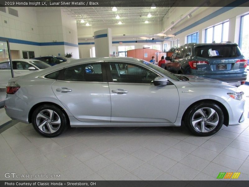 Lunar Silver Metallic / Black 2019 Honda Insight LX