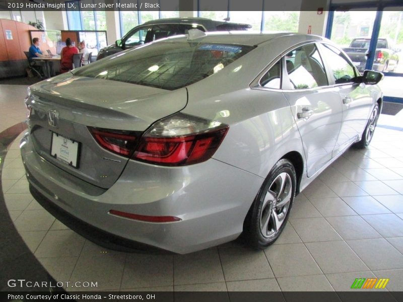 Lunar Silver Metallic / Black 2019 Honda Insight LX