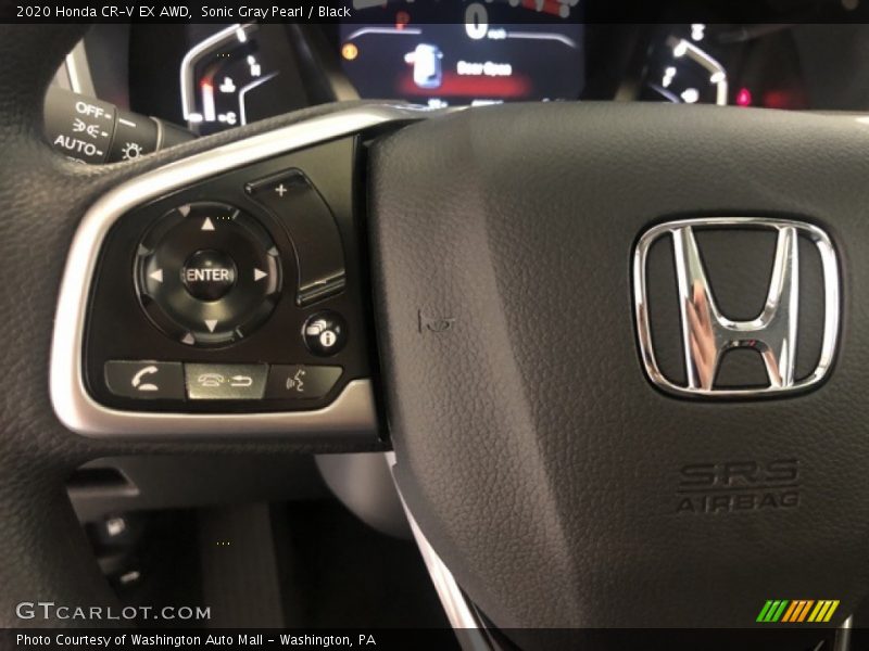Sonic Gray Pearl / Black 2020 Honda CR-V EX AWD