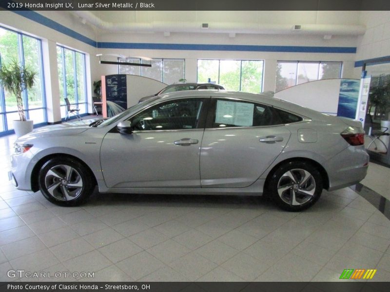 Lunar Silver Metallic / Black 2019 Honda Insight LX
