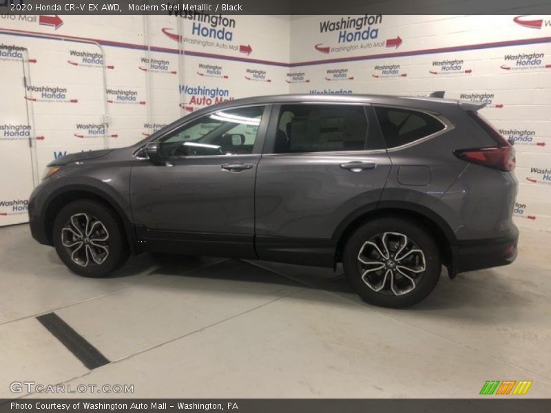 Modern Steel Metallic / Black 2020 Honda CR-V EX AWD