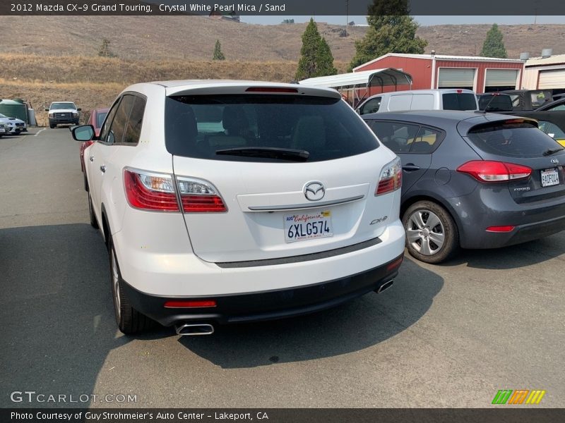 Crystal White Pearl Mica / Sand 2012 Mazda CX-9 Grand Touring