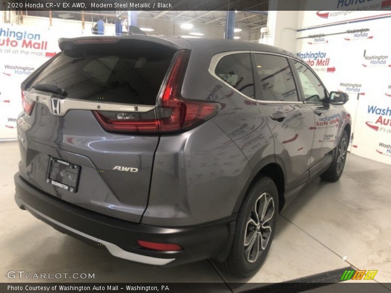 Modern Steel Metallic / Black 2020 Honda CR-V EX AWD