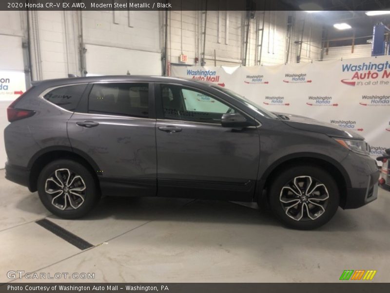 Modern Steel Metallic / Black 2020 Honda CR-V EX AWD
