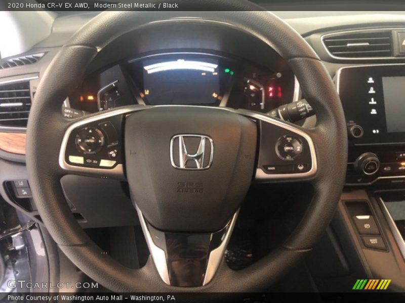Modern Steel Metallic / Black 2020 Honda CR-V EX AWD