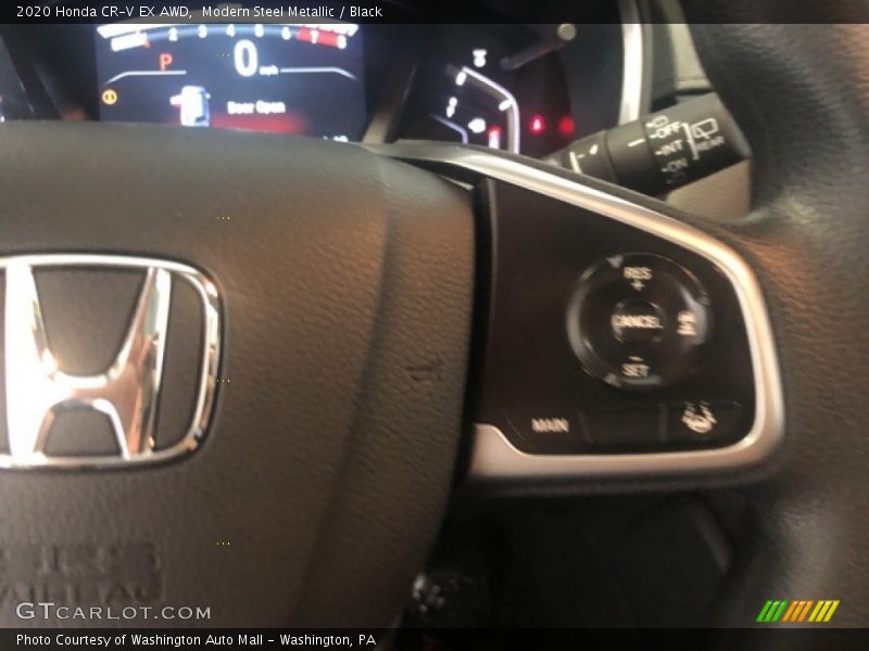 Modern Steel Metallic / Black 2020 Honda CR-V EX AWD