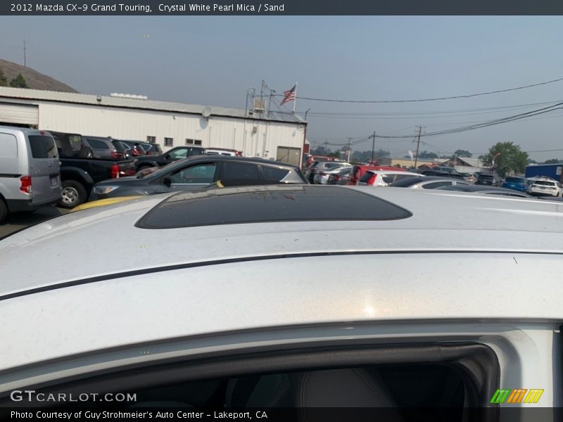 Crystal White Pearl Mica / Sand 2012 Mazda CX-9 Grand Touring