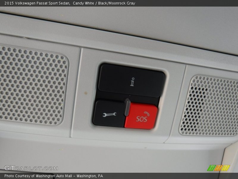 Candy White / Black/Moonrock Gray 2015 Volkswagen Passat Sport Sedan