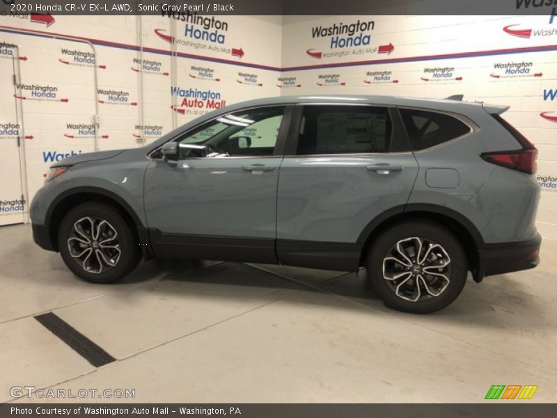 Sonic Gray Pearl / Black 2020 Honda CR-V EX-L AWD