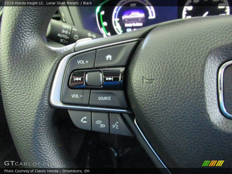 Lunar Silver Metallic / Black 2019 Honda Insight LX