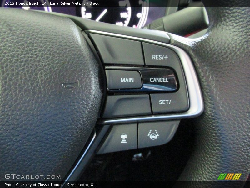 Lunar Silver Metallic / Black 2019 Honda Insight LX