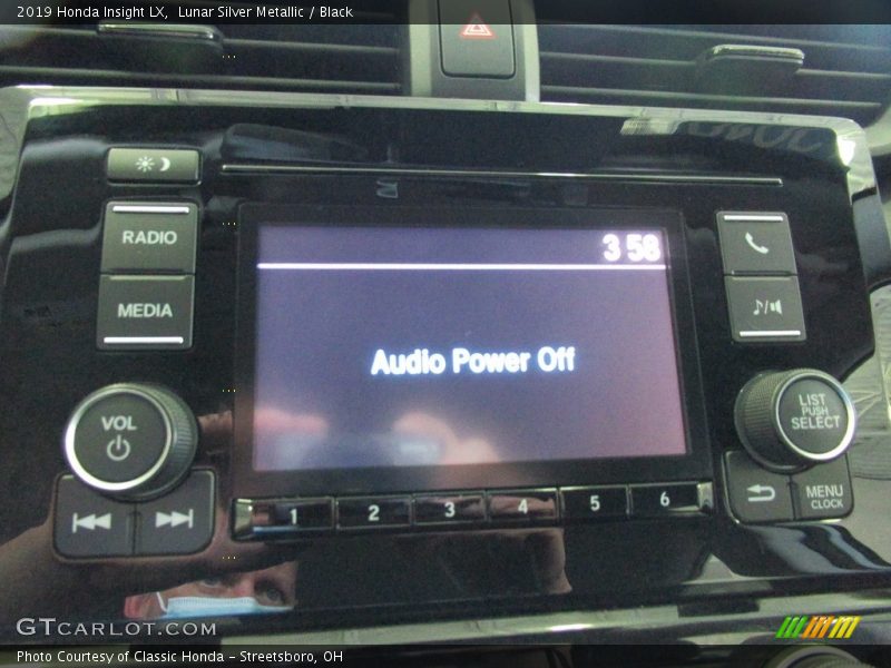 Lunar Silver Metallic / Black 2019 Honda Insight LX