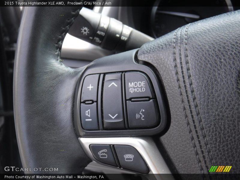 Predawn Gray Mica / Ash 2015 Toyota Highlander XLE AWD