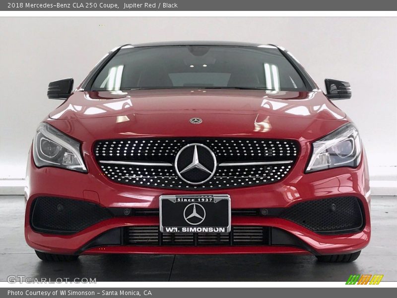 Jupiter Red / Black 2018 Mercedes-Benz CLA 250 Coupe
