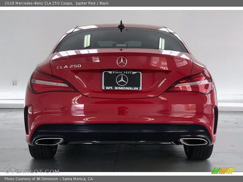 Jupiter Red / Black 2018 Mercedes-Benz CLA 250 Coupe