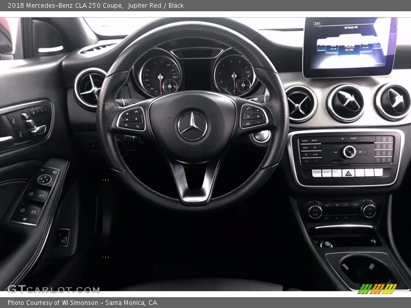 Jupiter Red / Black 2018 Mercedes-Benz CLA 250 Coupe