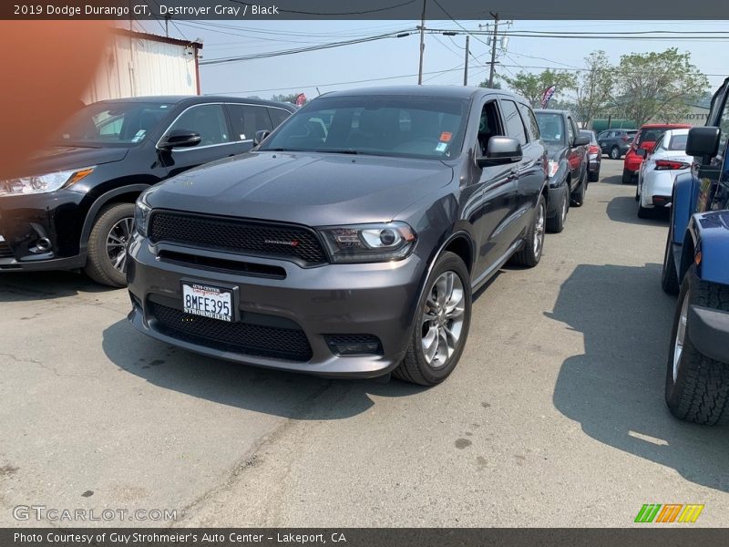 Destroyer Gray / Black 2019 Dodge Durango GT