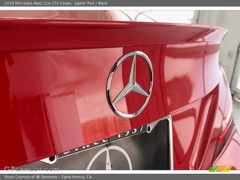Jupiter Red / Black 2018 Mercedes-Benz CLA 250 Coupe