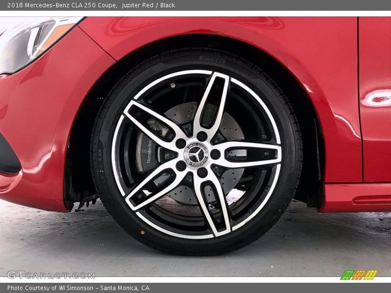 Jupiter Red / Black 2018 Mercedes-Benz CLA 250 Coupe