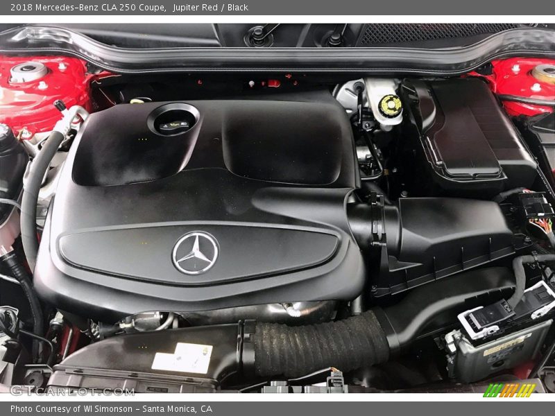 Jupiter Red / Black 2018 Mercedes-Benz CLA 250 Coupe