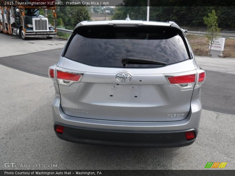 Predawn Gray Mica / Ash 2015 Toyota Highlander XLE AWD