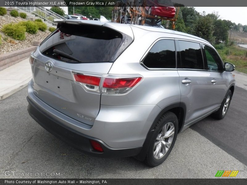 Predawn Gray Mica / Ash 2015 Toyota Highlander XLE AWD