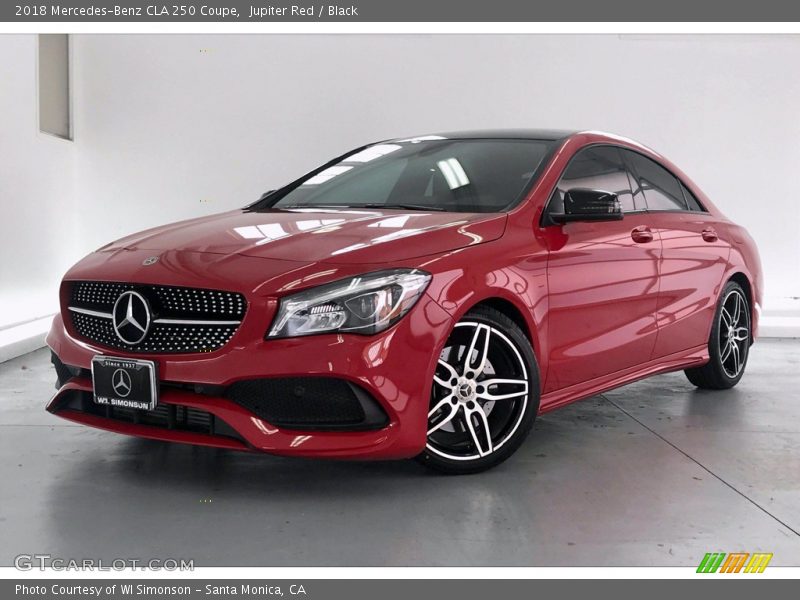Jupiter Red / Black 2018 Mercedes-Benz CLA 250 Coupe