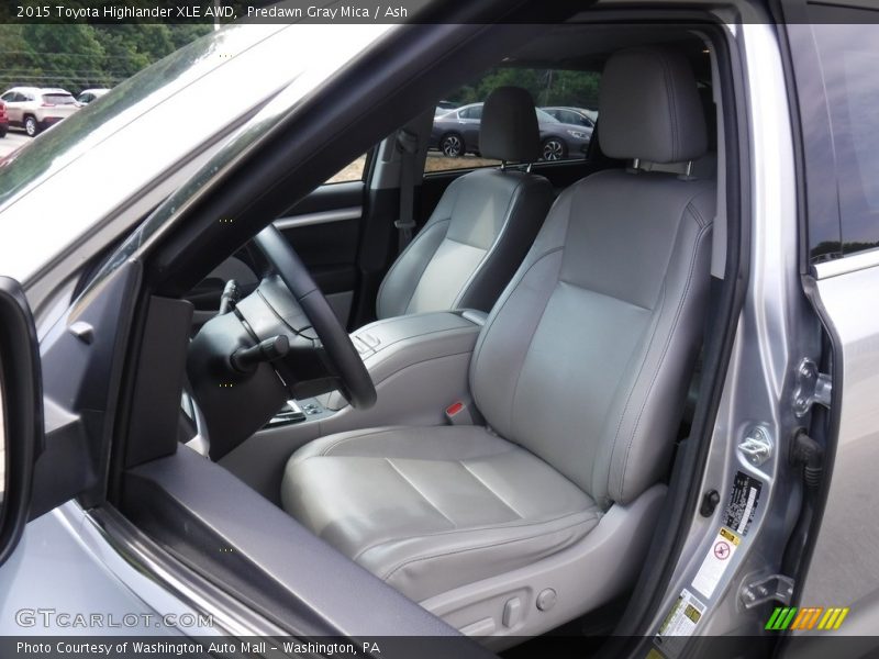 Predawn Gray Mica / Ash 2015 Toyota Highlander XLE AWD