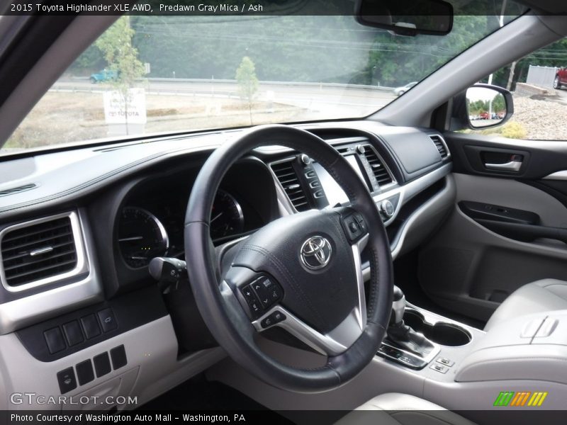Predawn Gray Mica / Ash 2015 Toyota Highlander XLE AWD