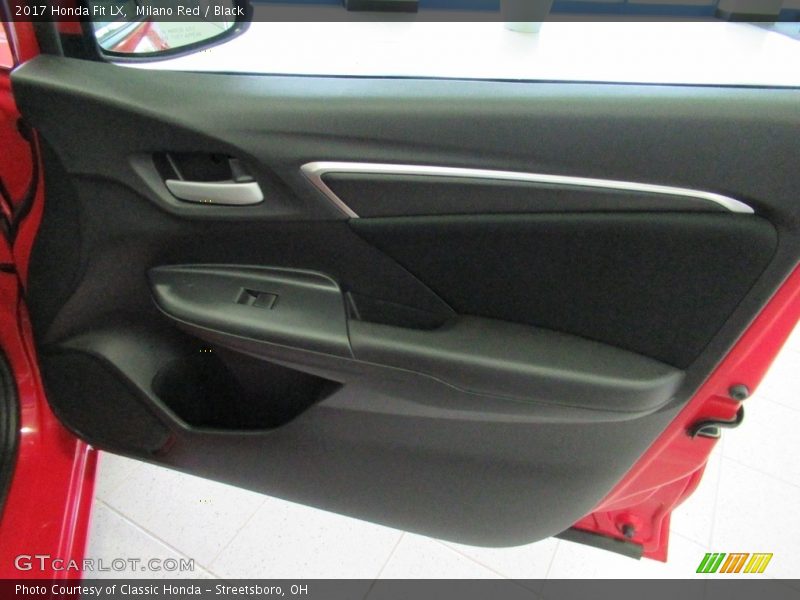 Milano Red / Black 2017 Honda Fit LX