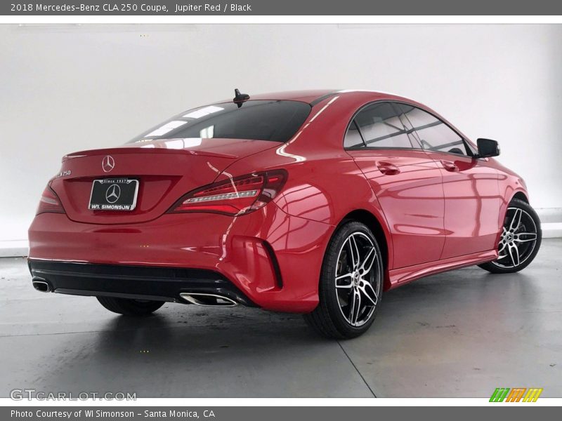 Jupiter Red / Black 2018 Mercedes-Benz CLA 250 Coupe