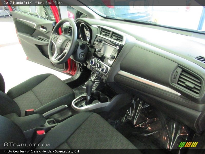 Milano Red / Black 2017 Honda Fit LX