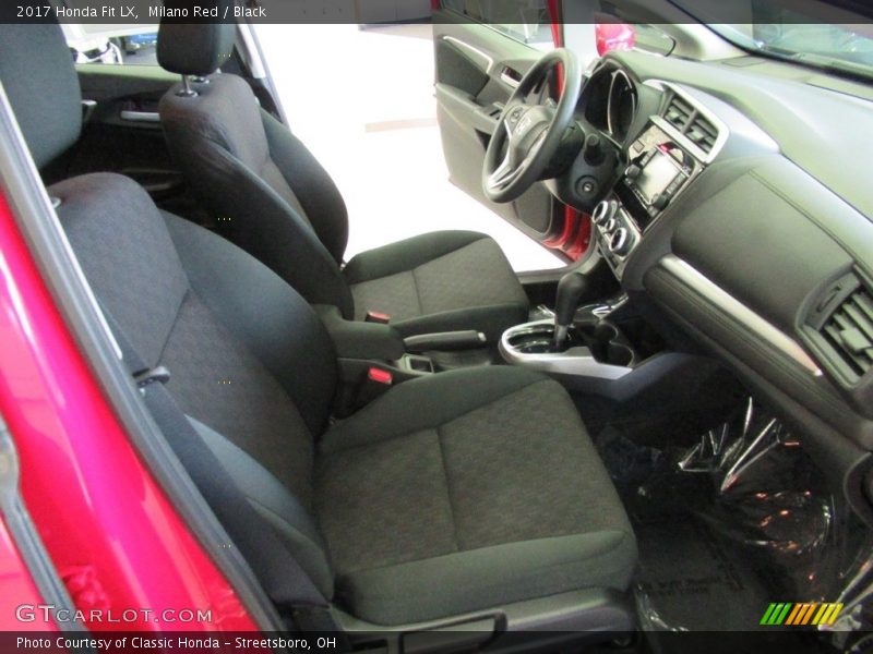 Milano Red / Black 2017 Honda Fit LX
