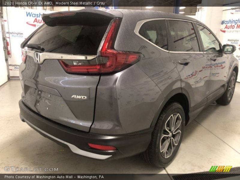 Modern Steel Metallic / Gray 2020 Honda CR-V EX AWD