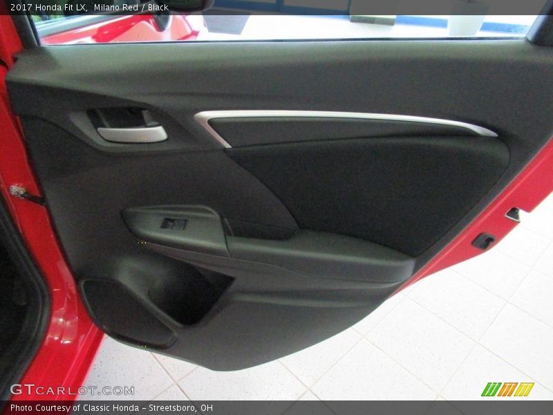 Milano Red / Black 2017 Honda Fit LX