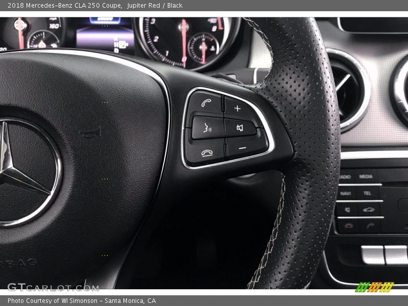 Jupiter Red / Black 2018 Mercedes-Benz CLA 250 Coupe