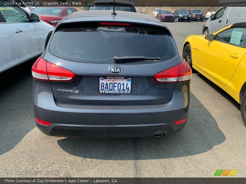 Graphite Steel / Black 2016 Kia Forte5 LX