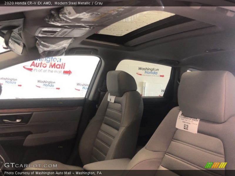 Modern Steel Metallic / Gray 2020 Honda CR-V EX AWD