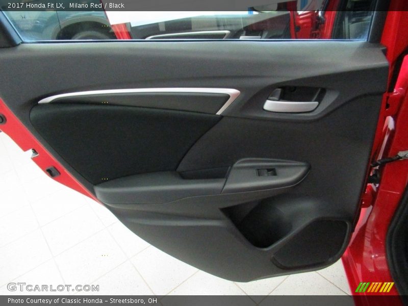 Milano Red / Black 2017 Honda Fit LX