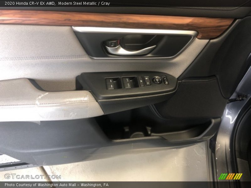 Modern Steel Metallic / Gray 2020 Honda CR-V EX AWD