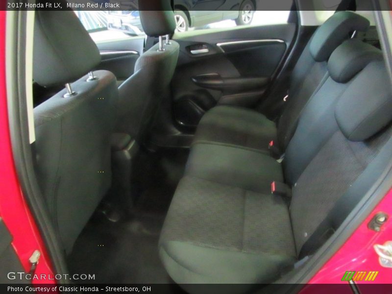 Milano Red / Black 2017 Honda Fit LX