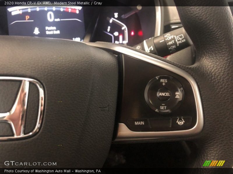 Modern Steel Metallic / Gray 2020 Honda CR-V EX AWD