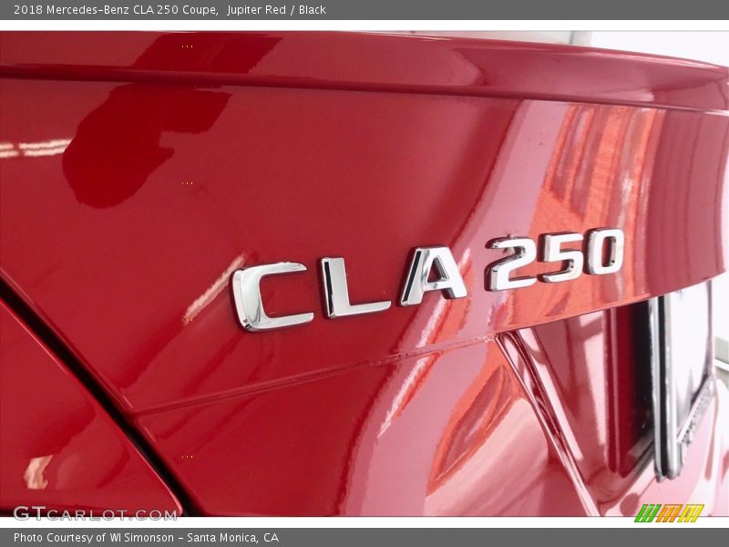 Jupiter Red / Black 2018 Mercedes-Benz CLA 250 Coupe